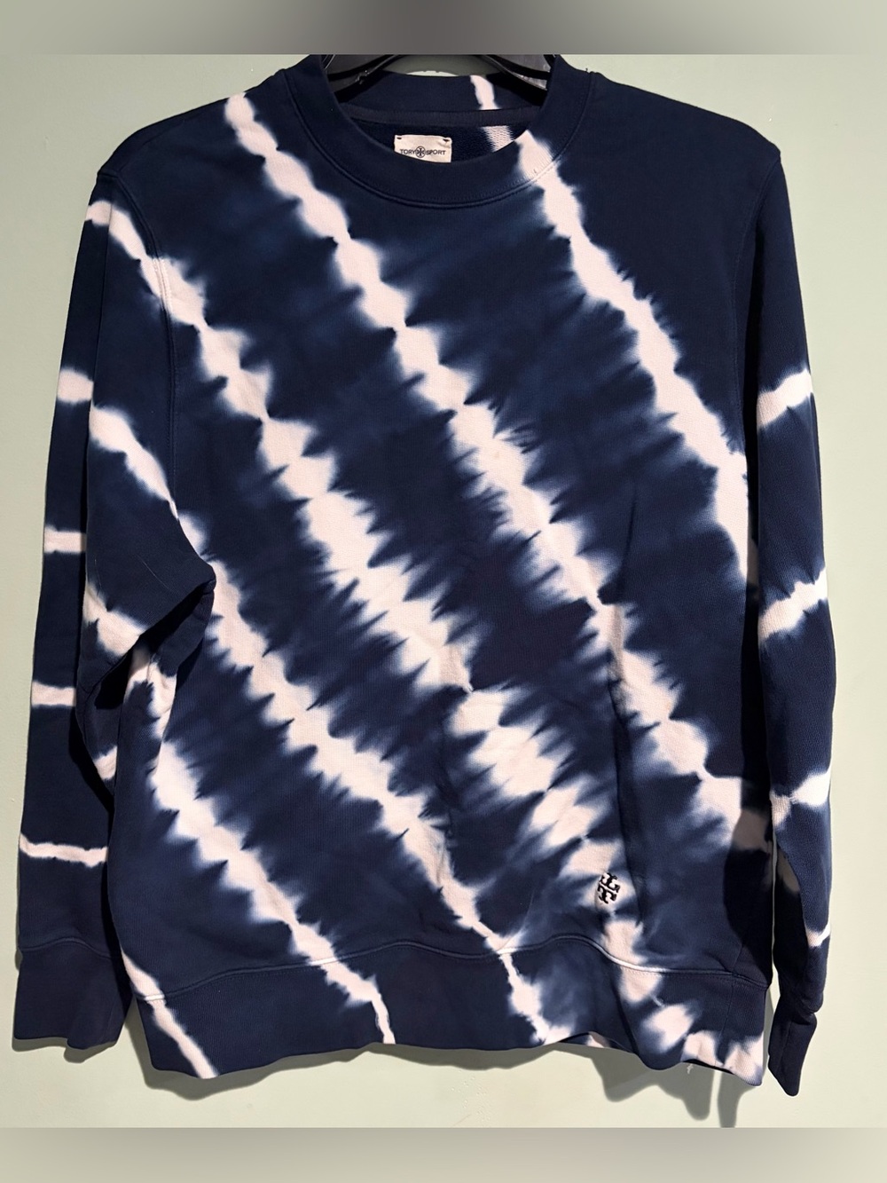 Tory Burch Tory Sport French Terry Crewneck Sweatshirt